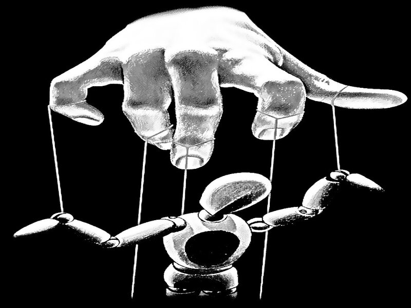 Hand Controlling Puppet