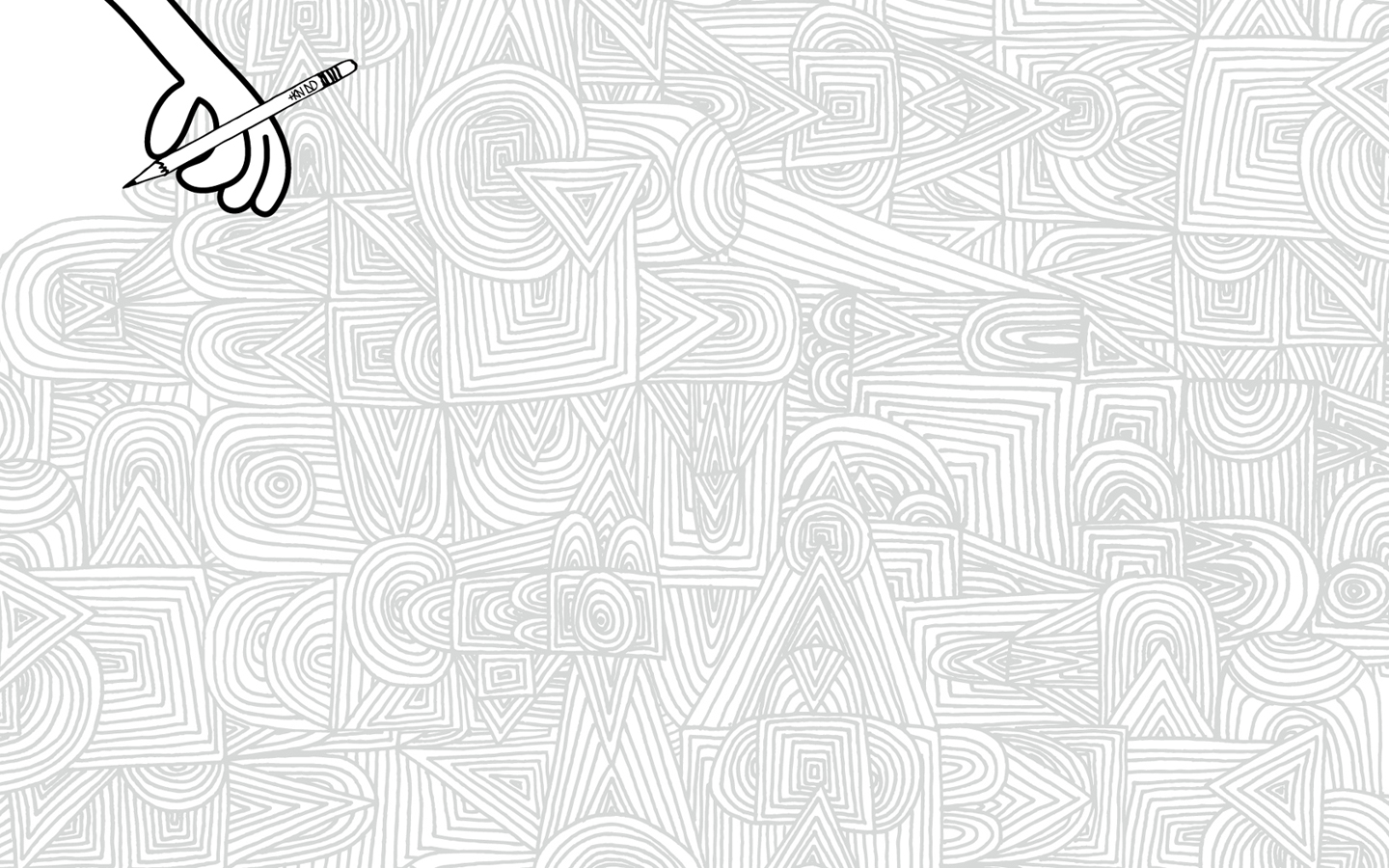 hand drawing abstract patterns
