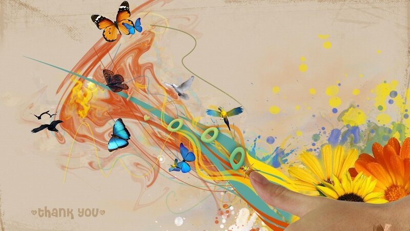 Hand Drawing Colorful Stream