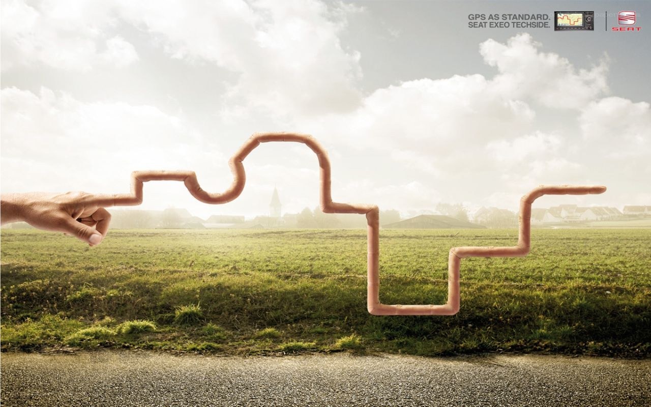 hand drawing GPS path