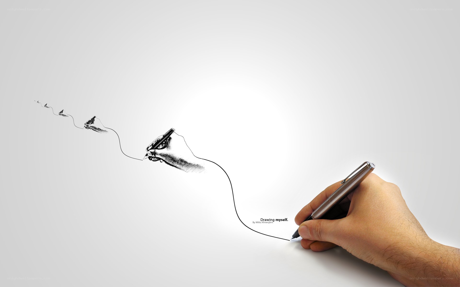 hand drawing itself
