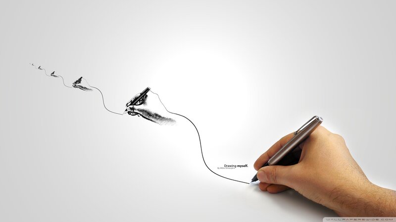 hand drawing itself