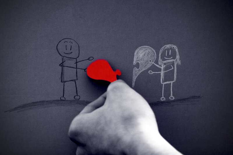 Hand Drawing on Chalkboard