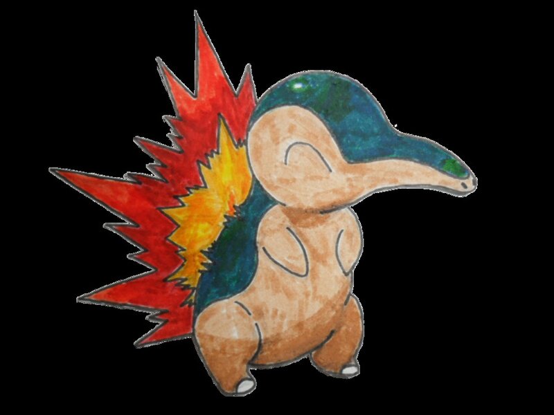 Hand-drawn Cyndaquil