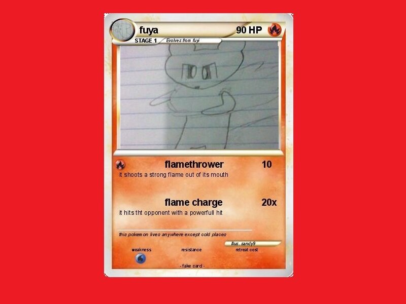 Hand-drawn Fuya Card