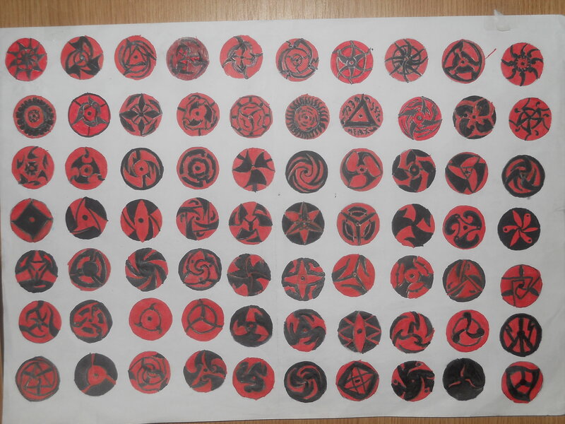 Hand-drawn Symbols on Paper