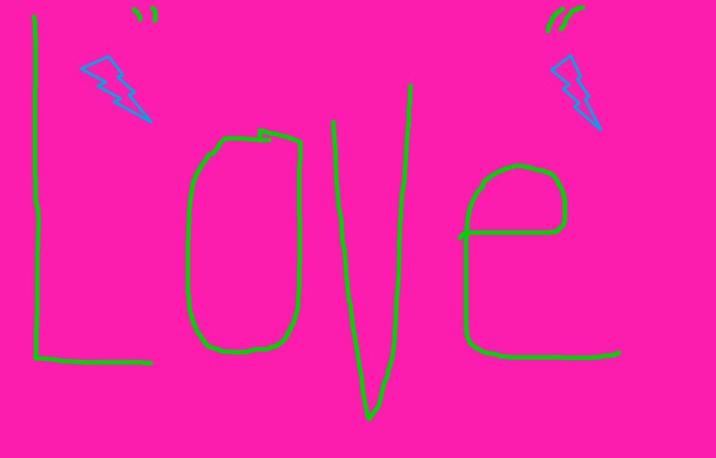 Hand-drawn Word Love
