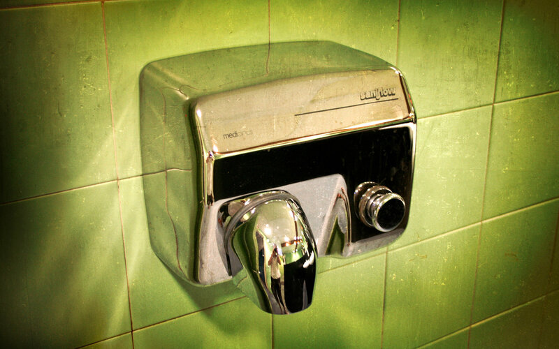 Hand Dryer on Wall