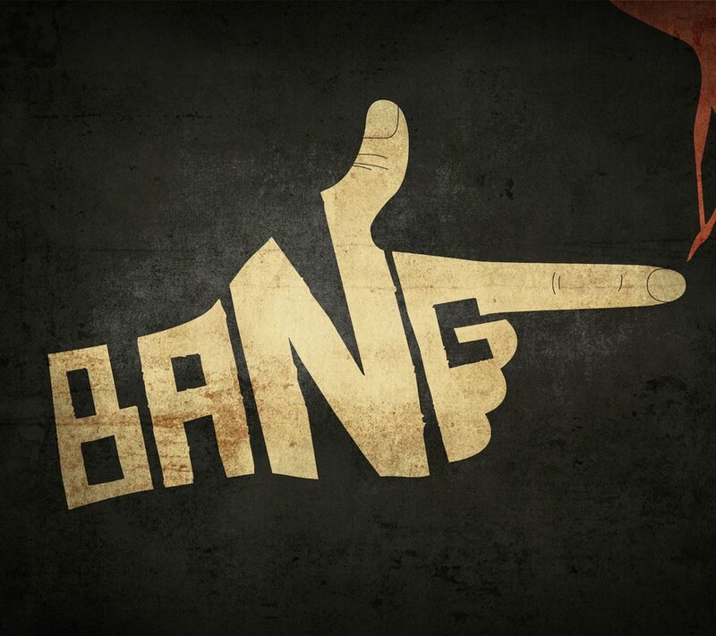 Hand Forming Gun Shape — Black