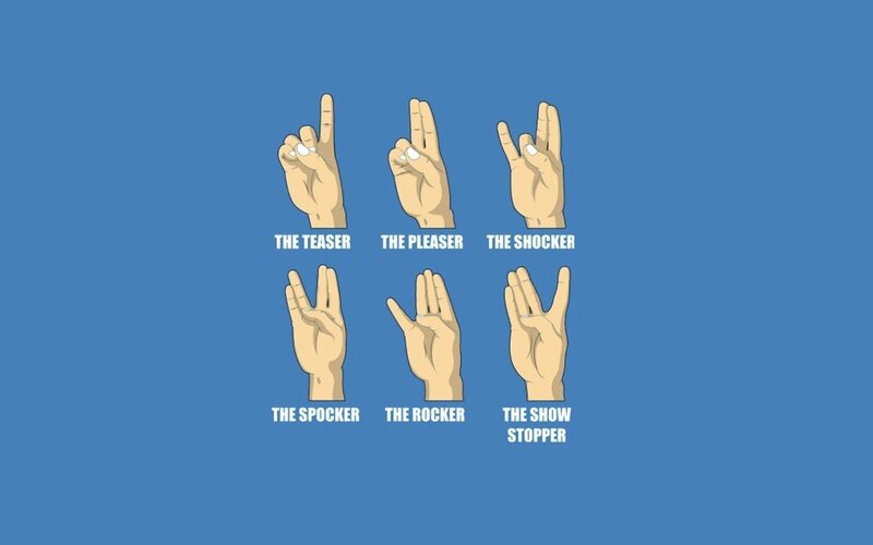 hand gesture types