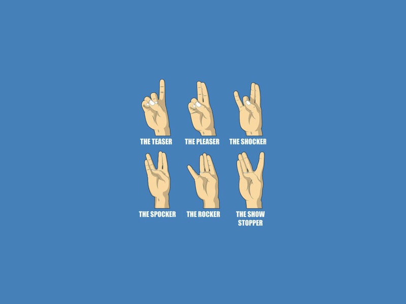 Hand gestures guide