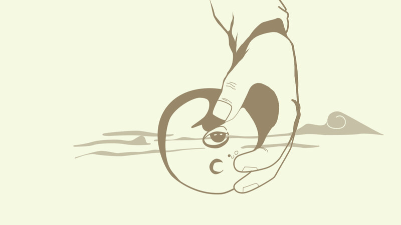 hand holding a baby