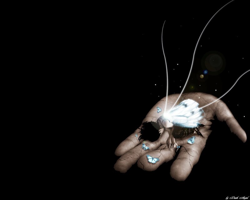 hand holding a fairy