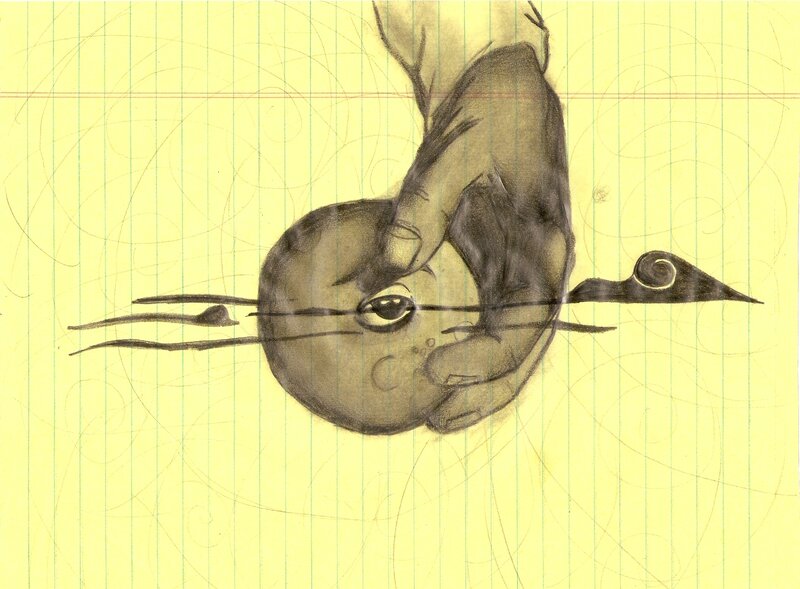 Hand Holding a Head