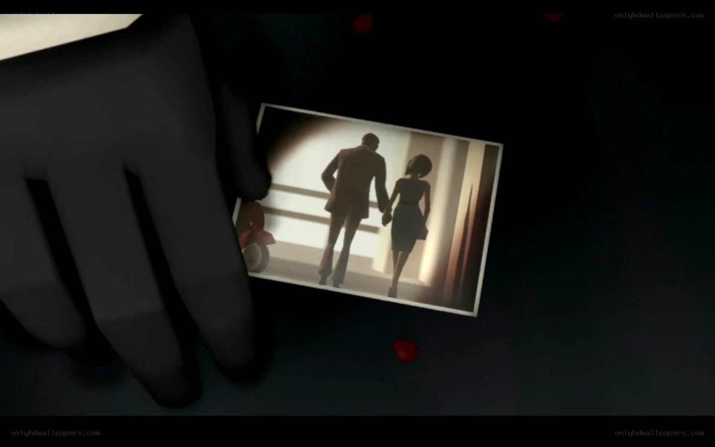 hand holding a photo