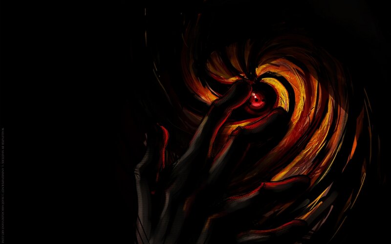 Hand Holding a Red Eye