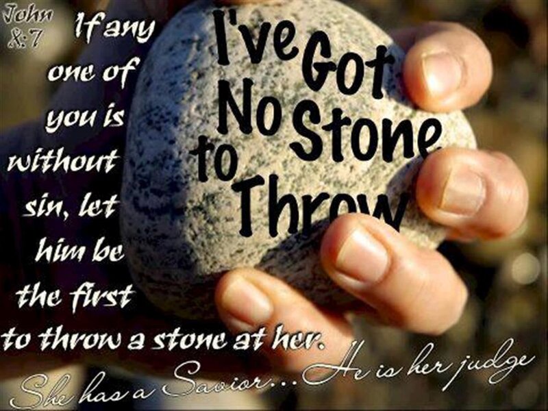 Hand Holding a Stone