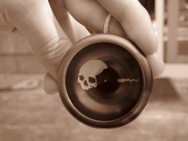 Hand holding a yo-yo