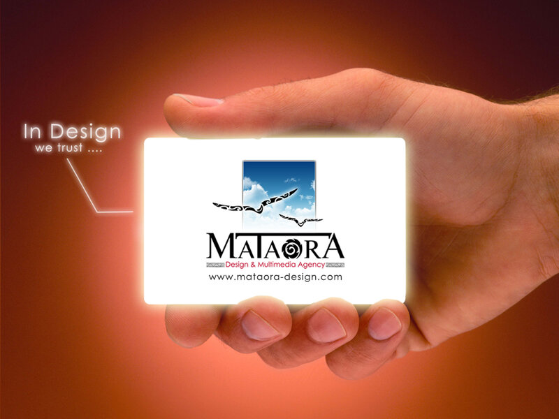 Hand Holding Business Card