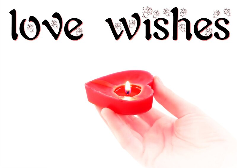 Hand Holding Candle — Red, Romantic