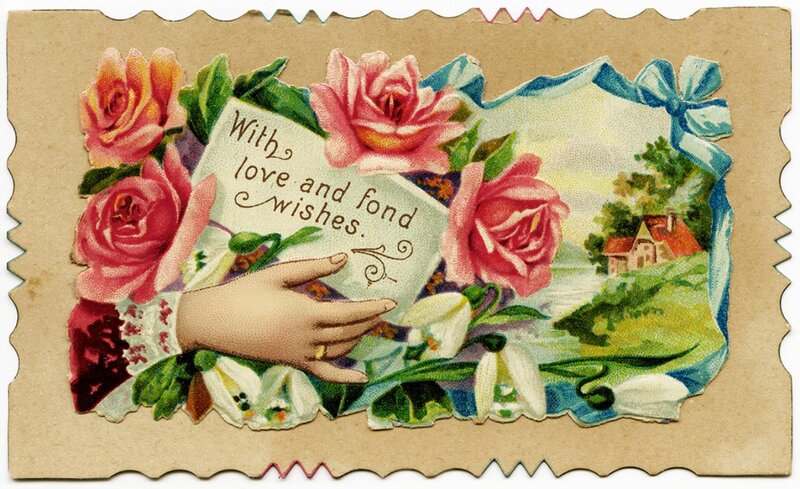 Hand Holding Card — Pink