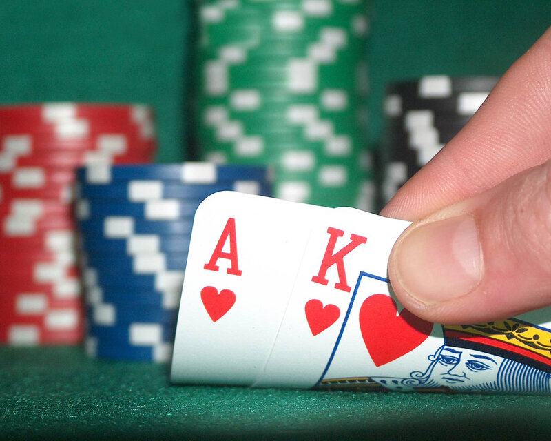Hand Holding Cards