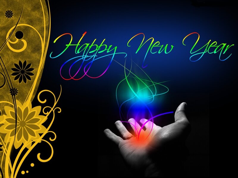 Hand Holding Colorful Light — Black, Celebratory