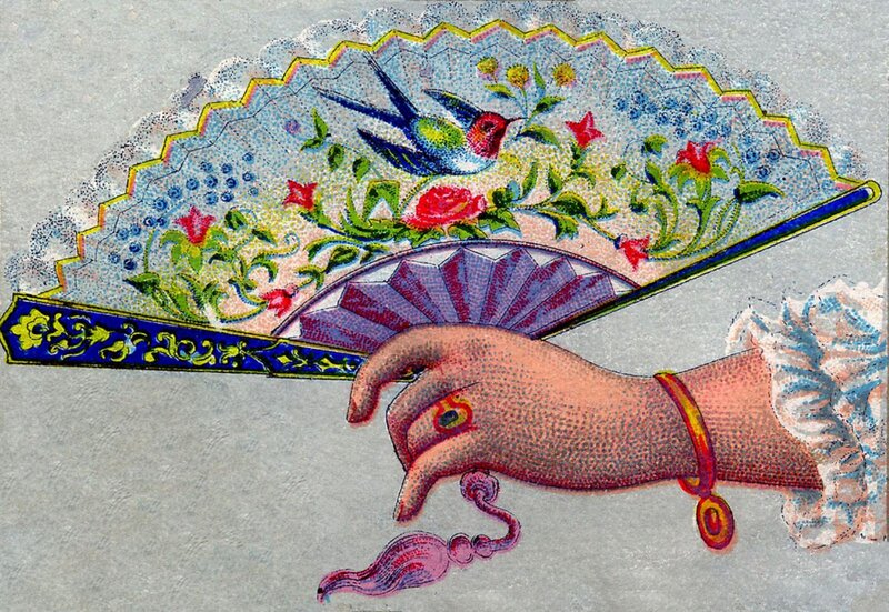 Hand Holding Fan