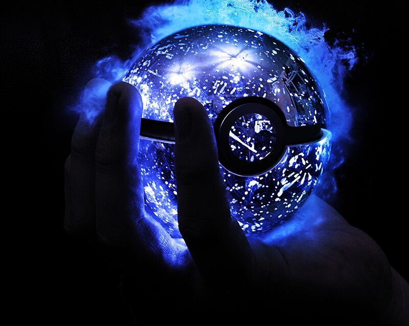 Hand Holding Glowing Sphere