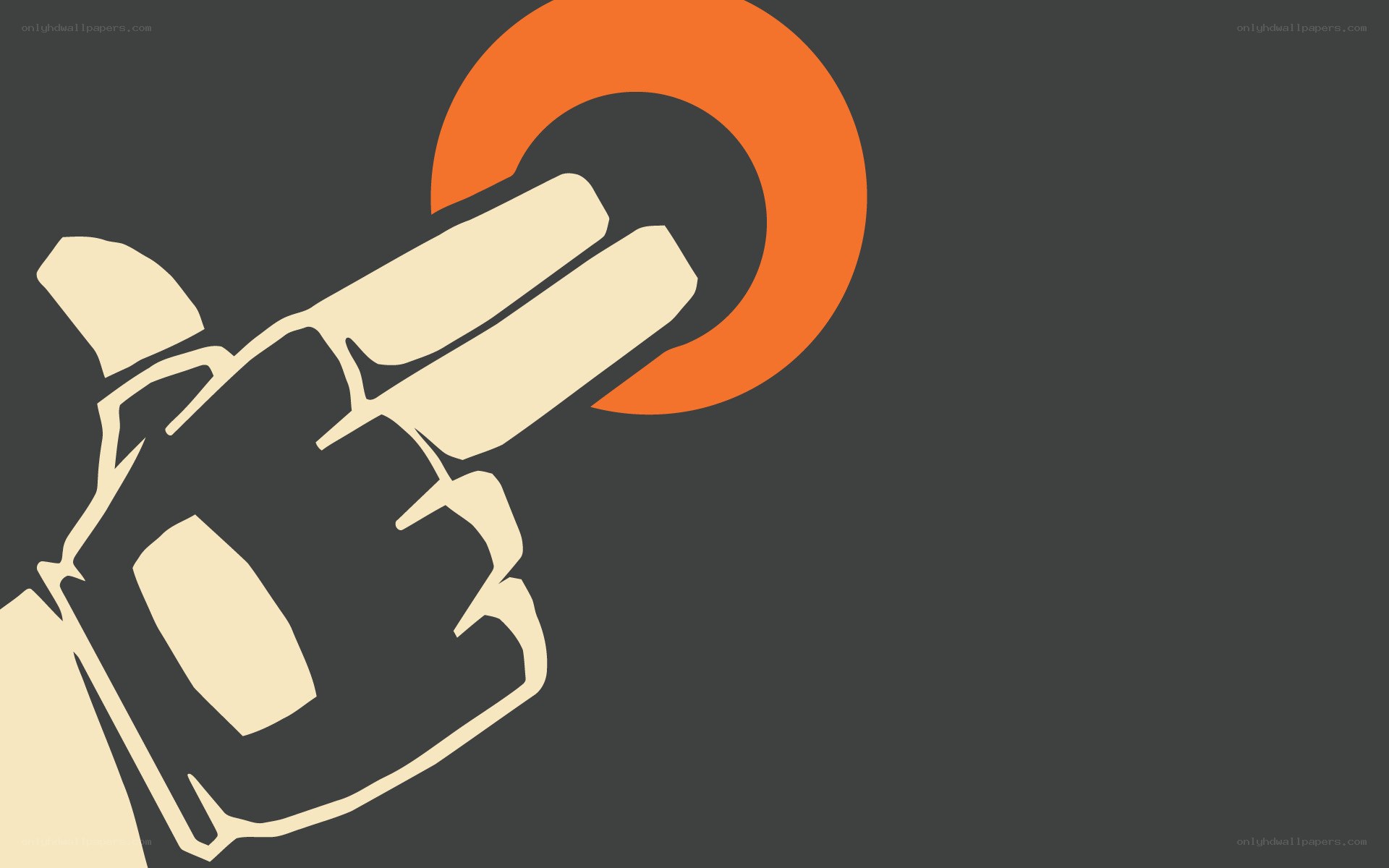 hand holding gun icon