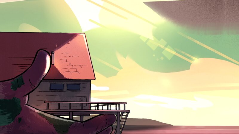 Hand Holding House