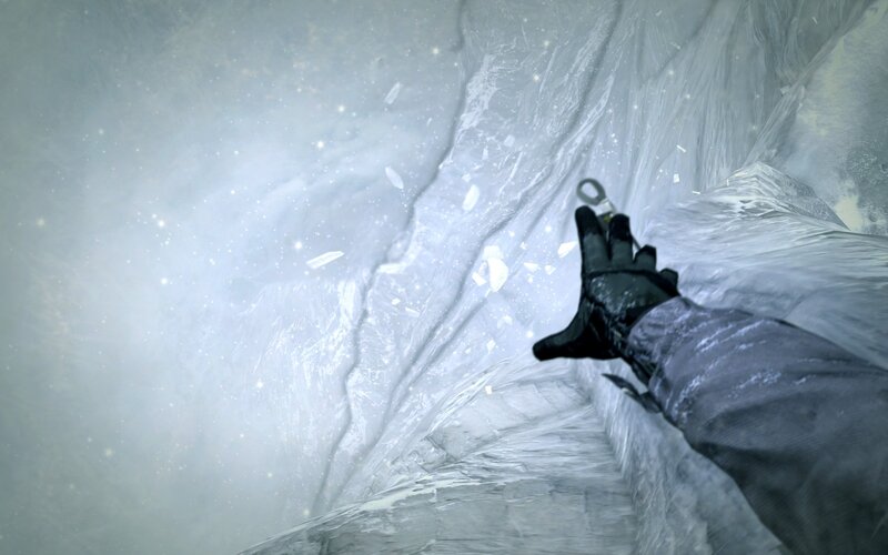 Hand Holding Ice Pick