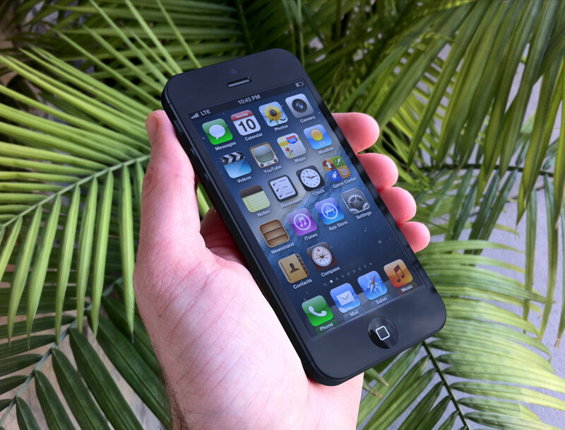 Hand Holding IPhone