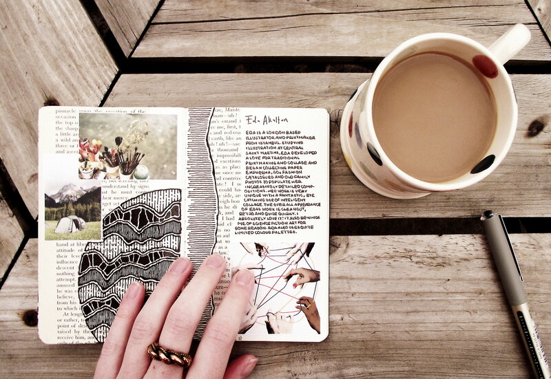 Hand Holding Journal