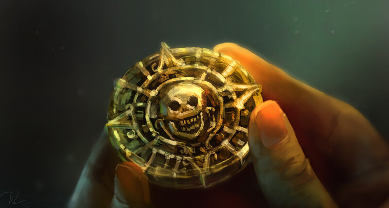 Hand Holding Medallion