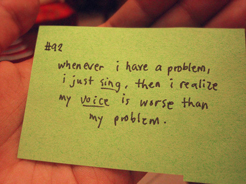 Hand Holding Note