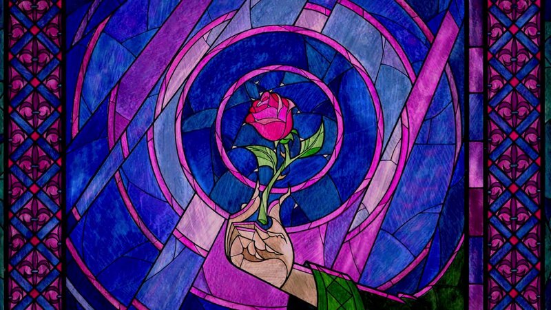 Hand Holding Rose — Blue