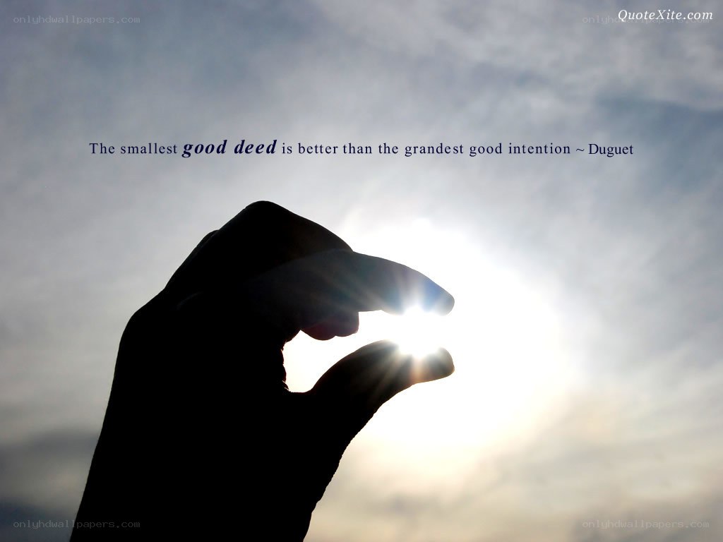 hand holding sun quote