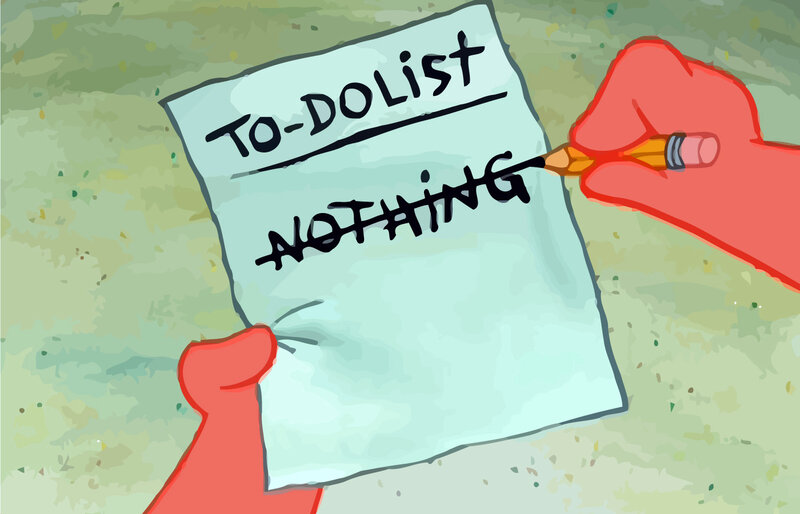 Hand Holding To-do List