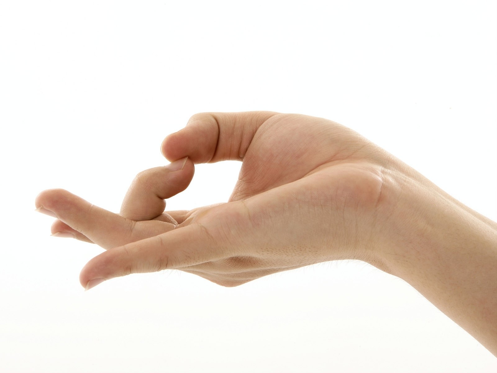 hand making a gesture