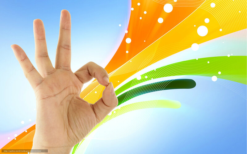hand making ok gesture