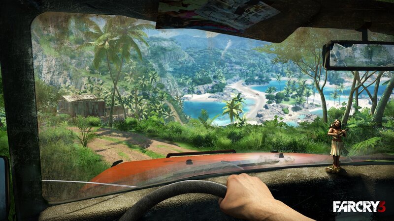 Hand on Steering Wheel — Green
