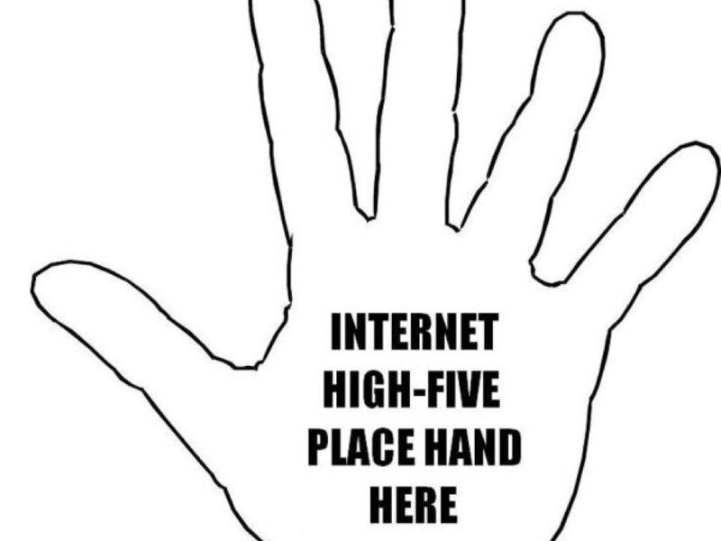Hand Outline Drawing