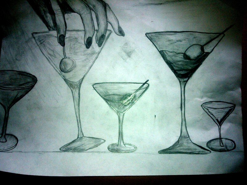Hand Placing Cherry in Glass