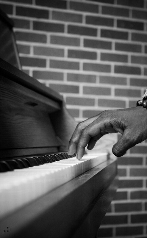 Hand Playing Piano