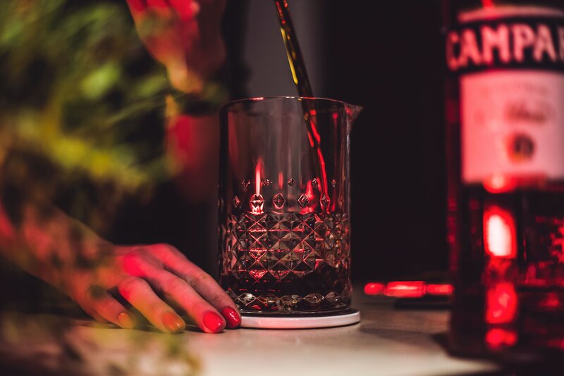 Hand Pouring Drink
