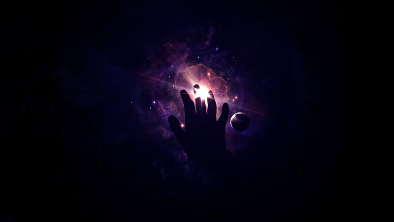 hand reaching for star