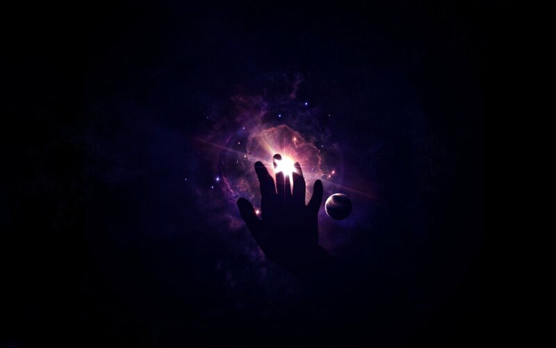 hand reaching for star