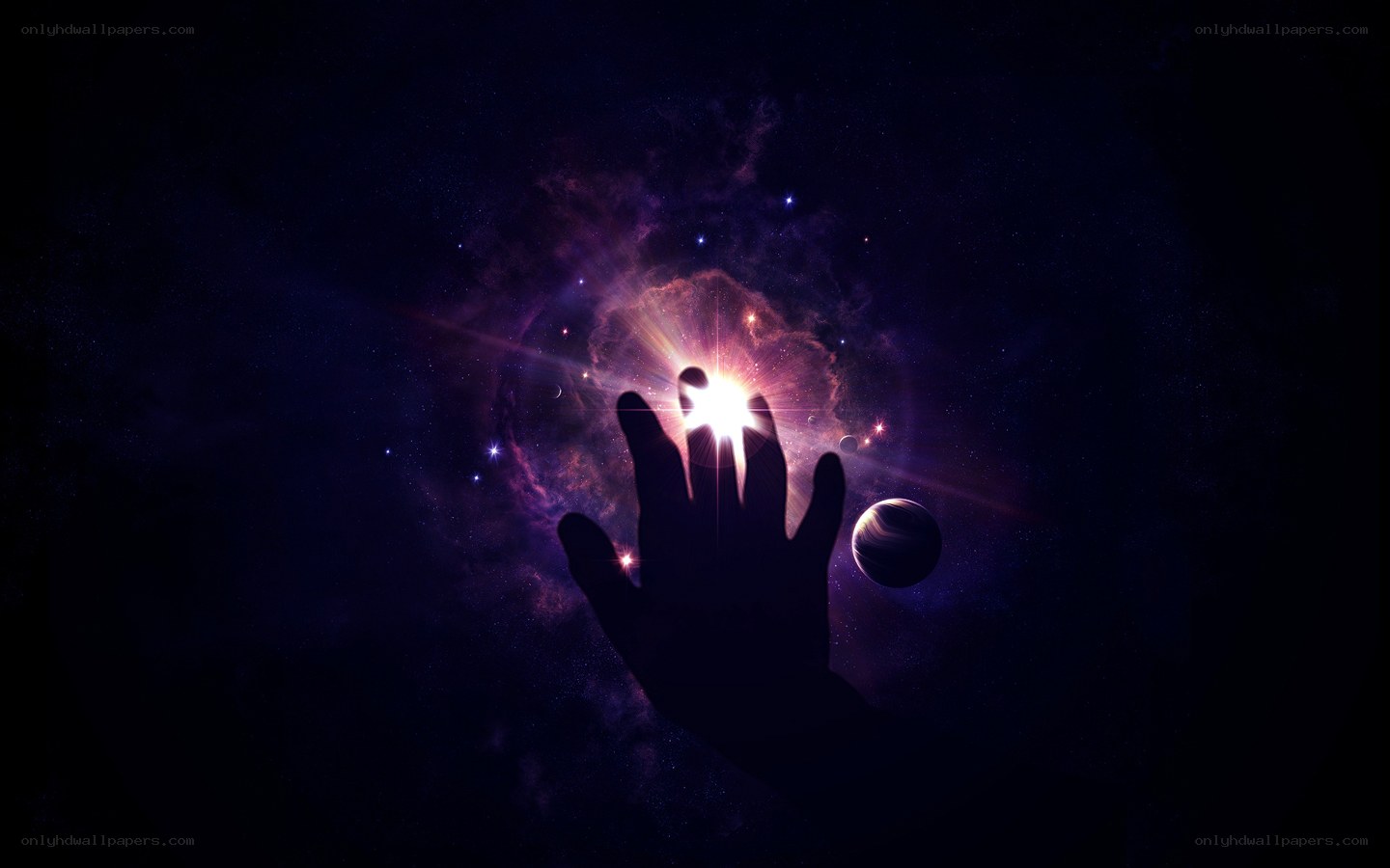 hand reaching for star
