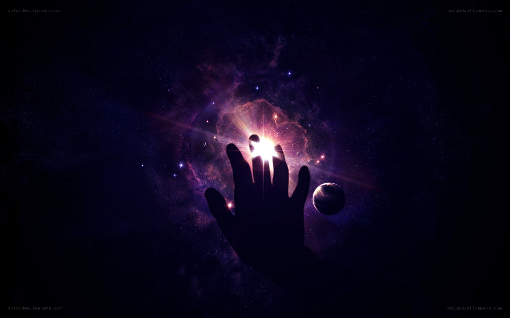 hand reaching for star